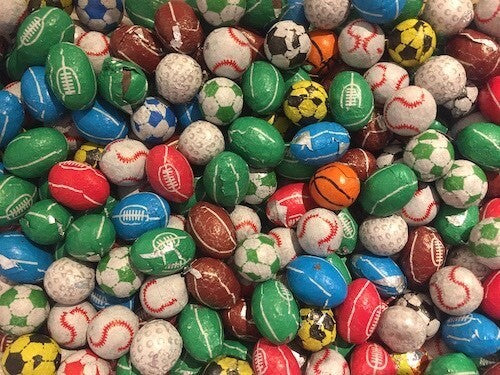 Chocolate Sportballs (100grams)