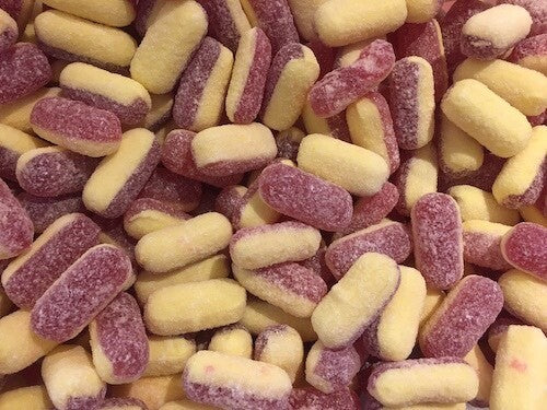 Rhubarb & Custard (hardboiled) (100grams)